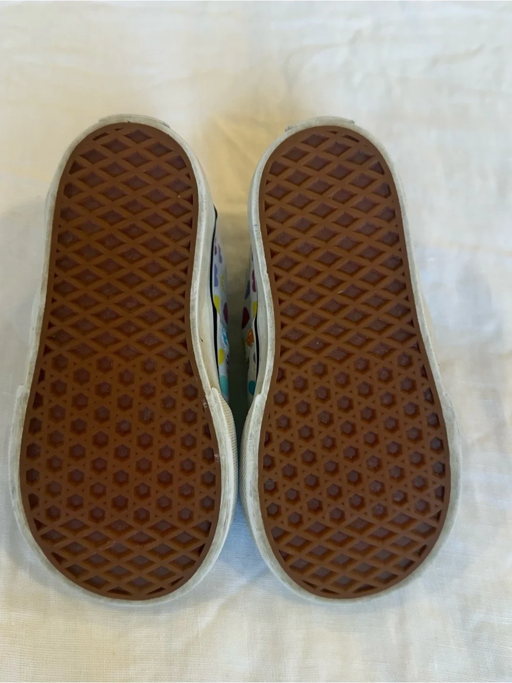 Toddler Vans Rainbow Heart Sneakers - Size 6 (toddler)